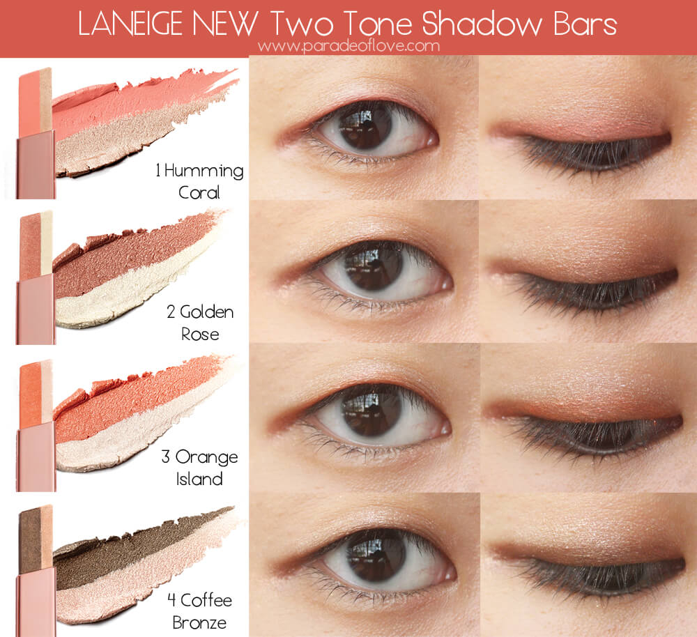 Laneige Two Tone Shadow Bar อายแชโดว์ 2 สี ในแท่งเดียว ที่ สะดวก รวดเร็ว แต่ให้ผลลัพธ์การแต่งตาสวยดุจมืออาชีพ นวัตกรรมใหม่ล่าสุดจากเกาหลี ผสานความลงตัวในแบบแท่งเดียวสองเฉดสี